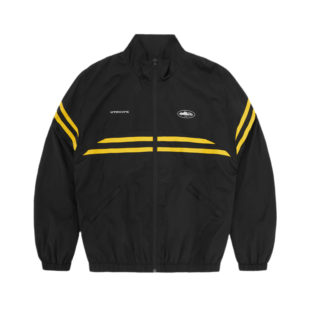 CORTEIZ STRIPED LITEWORK JACKET [BLACK]