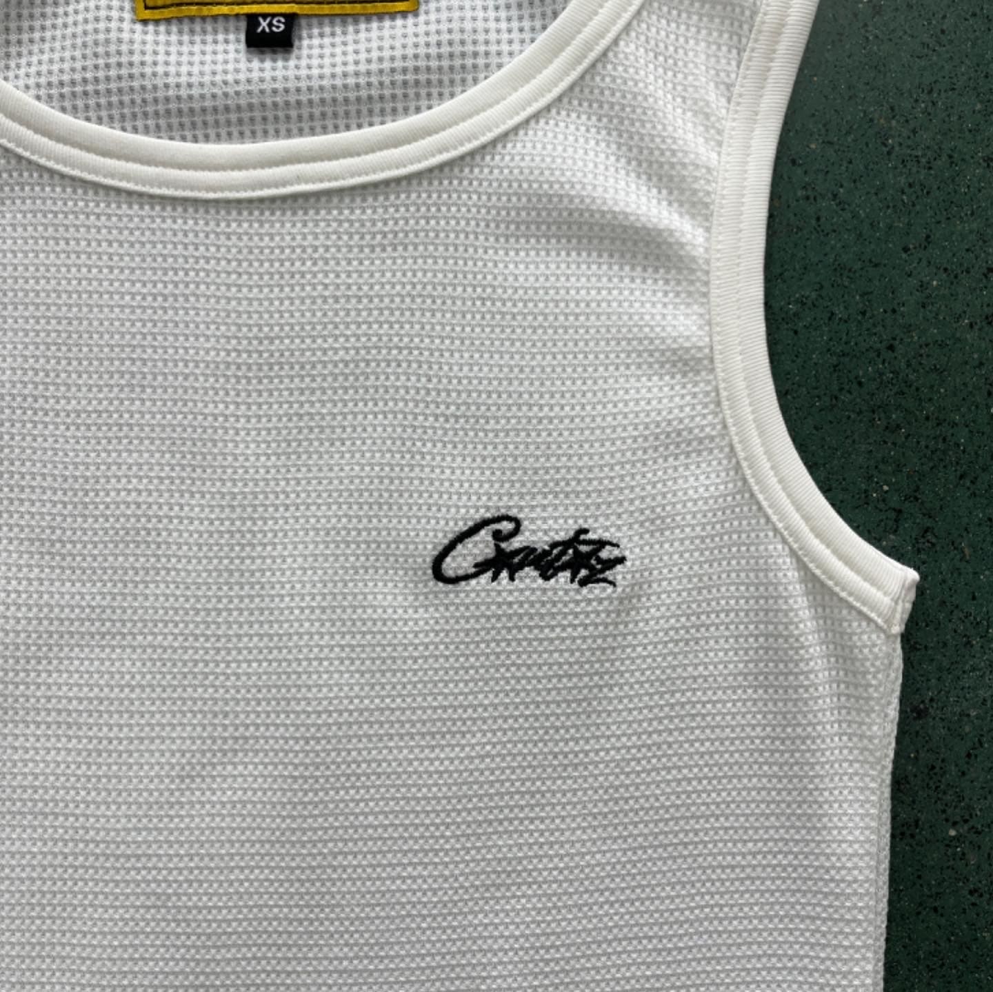 Corteiz Bolo Essentials Tank Top 
Black/White (3pc)