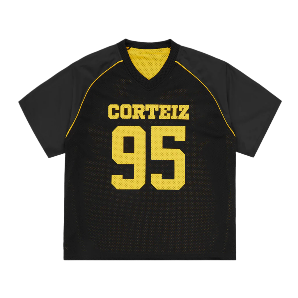 95 REVERSIBLE MESH JERSEY [BLACK / YELLOW]