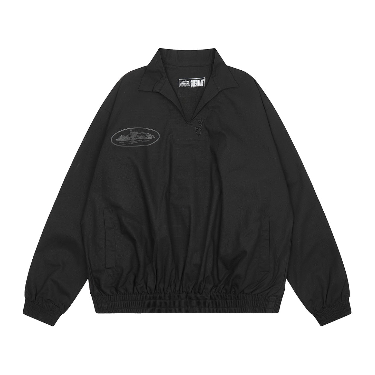 Corteiz triple black jacket