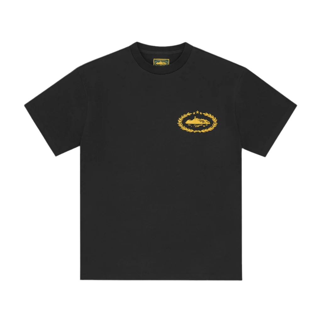 CORTEIZ SUPERIOR ROYALE HEAVYWEIGHT TEE [BLACK / YELLOW]