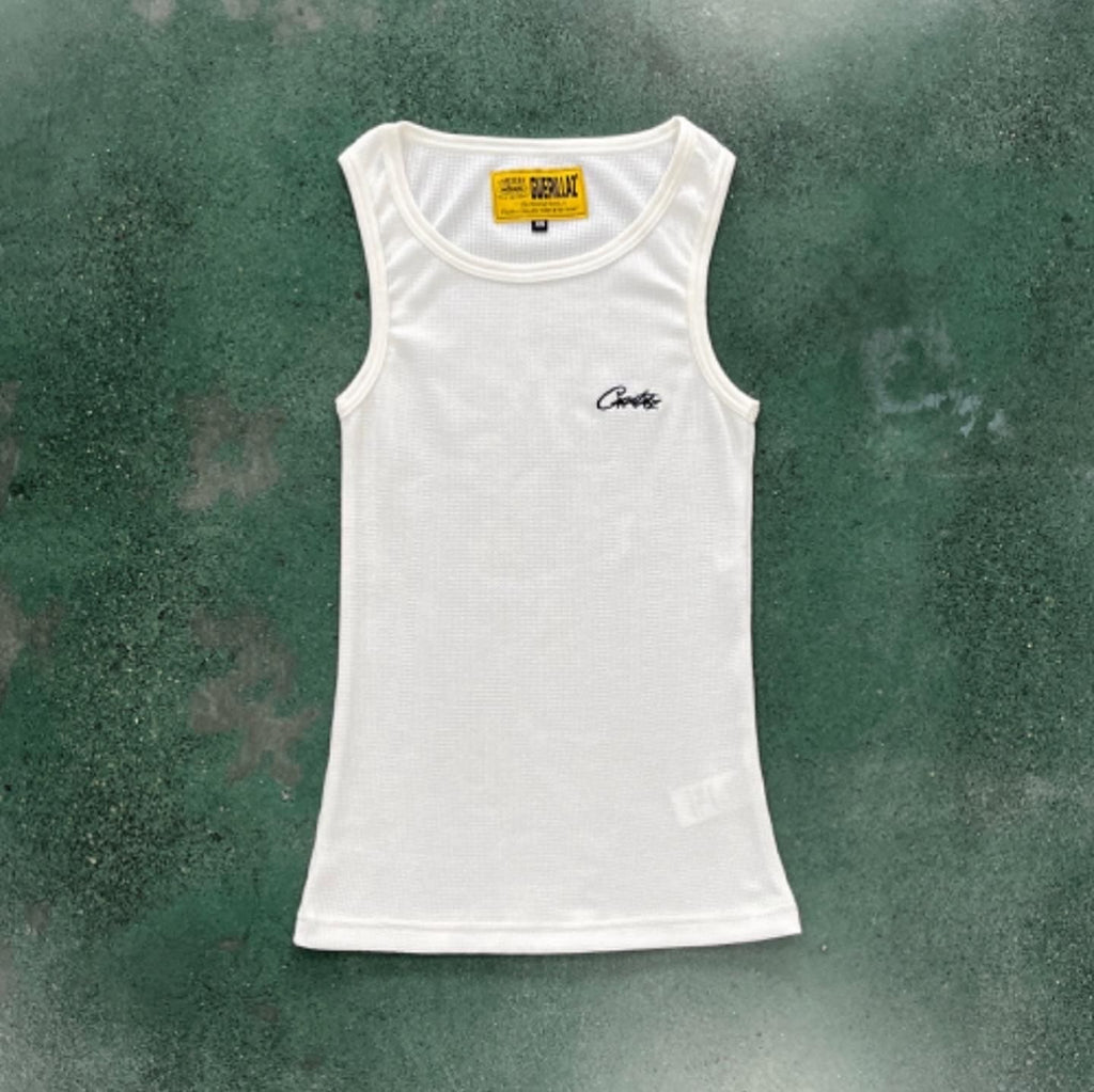 Corteiz Bolo Essentials Tank Top 
Black/White (3pc)