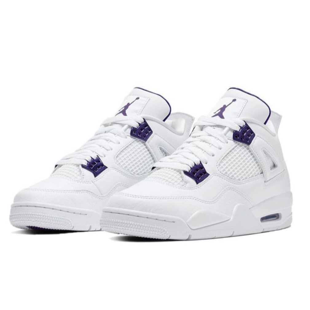 Metallic Purple Air Jordan 4s