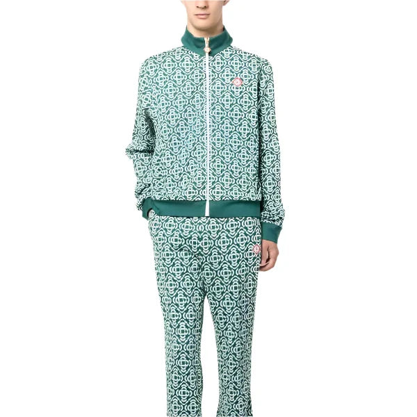 Casablanca Zip-Up Tracksuit- Green