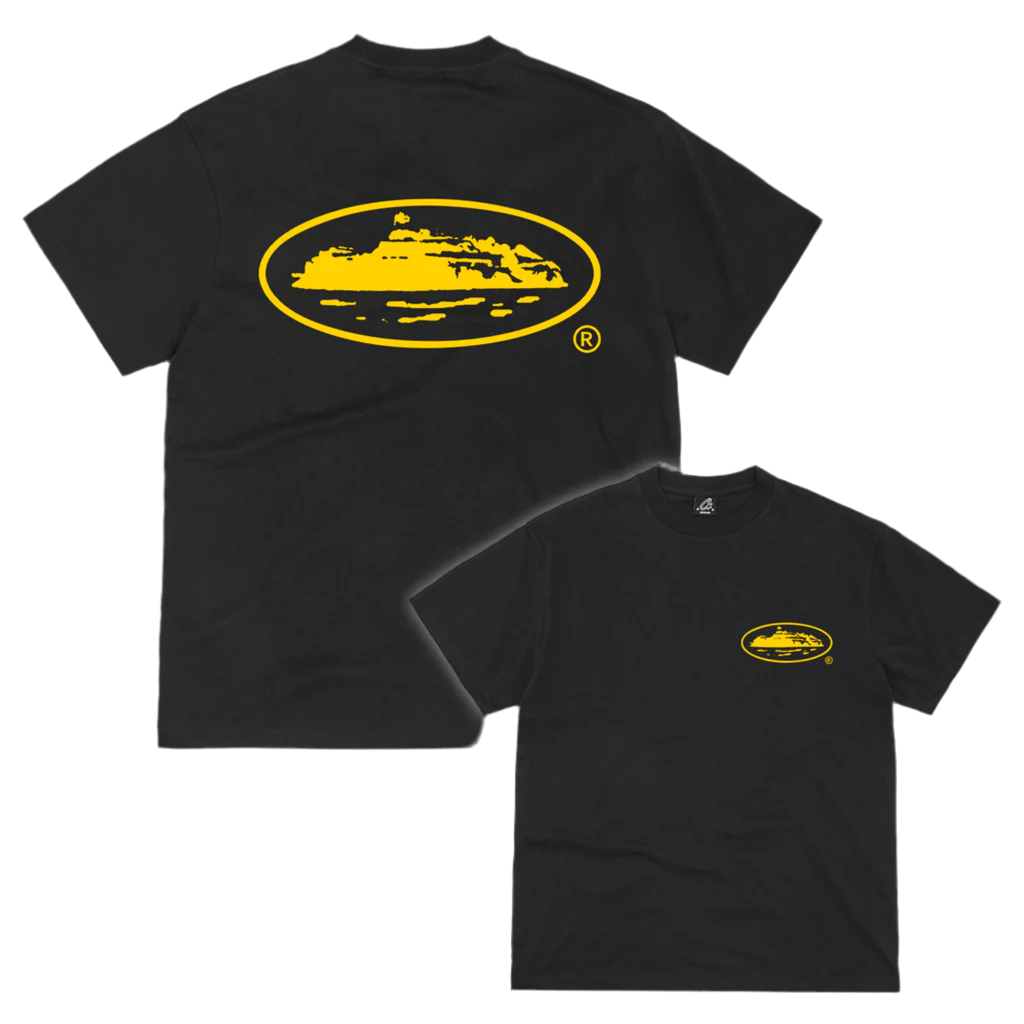 CORTEIZ OG ISLAND® TEE [BLACK/YELLOW]