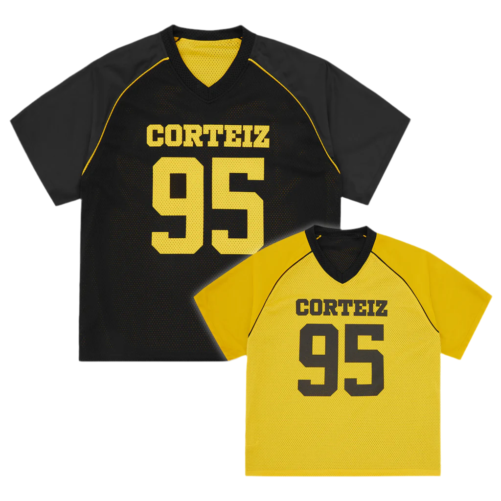 95 REVERSIBLE MESH JERSEY [BLACK / YELLOW]